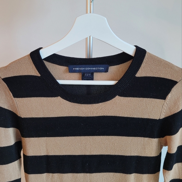 French Connection Striped Mini Dress - Picture 3 of 4